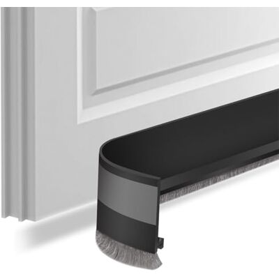 FFPMYF Zelfklevende afdichting met borstel, deurafdichting voor slaapkamer, tochtstopper (zwart, 5 cm) FFPMYF Zelfklevende afdichting met borstel, deurafdichting voor slaapkamer, tochtstopper (zwart, 5 cm)