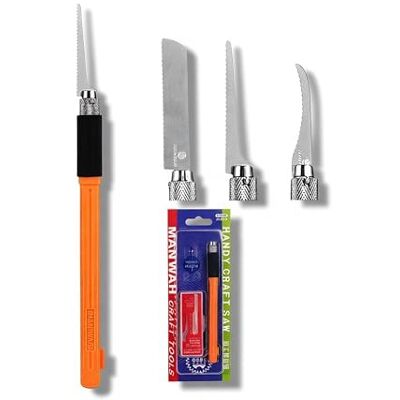 Dilwe Mini Handzaag, Zaagset met 3 stks Blades Gereedschap Accessoires voor Model Dilwe Mini Handzaag, Zaagset met 3 stks Blades Gereedschap Accessoires voor Model