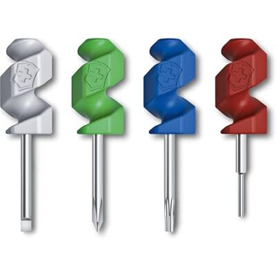 Victorinox Mini Tools Set 4-delig, plat, Phillips 000 en Torx T4 schroevendraaier, SIM-Card Stecker Victorinox Mini Tools Set 4-delig, plat, Phillips 000 en Torx T4 schroevendraaier, SIM-Card Stecker