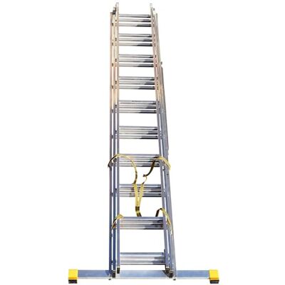 BPS Access Solutions BPS Trade Master Pro 3-delige uitbreidingsschaal 6,26 m (20,53 ft) aluminium ladder 150 kg draagvermogen, geïntegreerde stabilisator, automatische vergrendeling BPS Access Solutions BPS Trade Master Pro 3-delige uitbreidingsschaal 6,26 m (20,53 ft) aluminium ladder 150 kg draagvermogen, geïntegreerde stabilisator, automatische vergrendeling