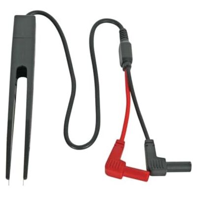 Velleman Testtang voor SMD-componenten, kabellengte 40 cm, fijne punt, max. 24 V/1 A, ideaal voor het testen, meten, repareren of vervangen van SMD-componenten Velleman Testtang voor SMD-componenten, kabellengte 40 cm, fijne punt, max. 24 V/1 A, ideaal voor het testen, meten, repareren of vervangen van SMD-componenten