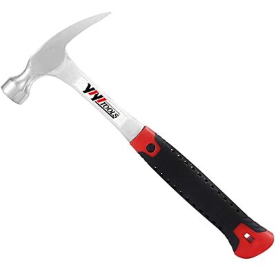 YIYITOOLS Rechte klauw 16 oz zwart en rood YIYITOOLS Rechte klauw 16 oz zwart en rood