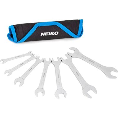 Neiko 03581A Metrische superdunne sleutelset, 3-4 mm dik, 7 kleine steeksleutels met dubbel open uiteinde, metrische sleutelset, 14 maten van 6 mm tot 19 mm, platte sleutel met open uiteinde Neiko 03581A Metrische superdunne sleutelset, 3-4 mm dik, 7 kleine steeksleutels met dubbel open uiteinde, metrische sleutelset, 14 maten van 6 mm tot 19 mm, platte sleutel met open uiteinde