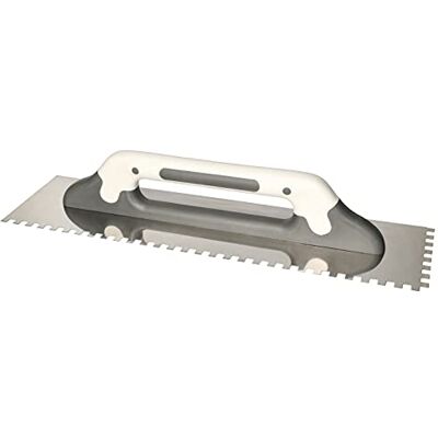 KOTARBAU ® Tandspatel roestvrij staal 480 x 130 mm 8 x 8 mm voor lijm, plamuurmassa, tandtroffel KOTARBAU ® Tandspatel roestvrij staal 480 x 130 mm 8 x 8 mm voor lijm, plamuurmassa, tandtroffel