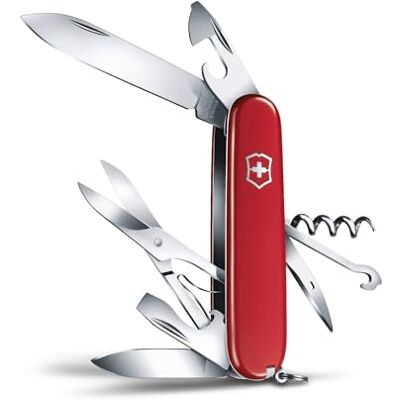 Victorinox 13703 zakmes Climber (14 functies, schaar, lemmet, blikopener, kurkentrekker, schroevendraaier) rood Victorinox 13703 zakmes Climber (14 functies, schaar, lemmet, blikopener, kurkentrekker, schroevendraaier) rood