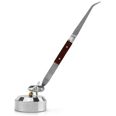 QWORK Derde hand basis met precisiepincet, soldeerpincet voor klokken/sieraden (gebogen) QWORK Derde hand basis met precisiepincet, soldeerpincet voor klokken/sieraden (gebogen)