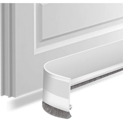 FFPMYF Deurafdichting, zelfklevend, met borstel, borstelafdichting, wit, 5 cm FFPMYF Deurafdichting, zelfklevend, met borstel, borstelafdichting, wit, 5 cm