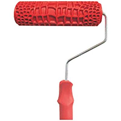 FEYLIE Verfroller met reliëf voor muren, decoratieve kunstrol om te schilderen, 17,8 cm, krokodillen/baksteenpatroon, muurverfroller FEYLIE Verfroller met reliëf voor muren, decoratieve kunstrol om te schilderen, 17,8 cm, krokodillen/baksteenpatroon, muurverfroller