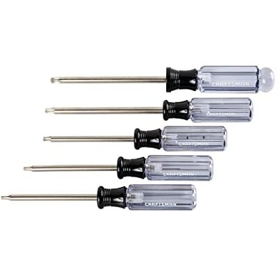 Craftsman CMHT65051 schroevendraaierset, acetaat handvat, 5-delig Craftsman CMHT65051 schroevendraaierset, acetaat handvat, 5-delig