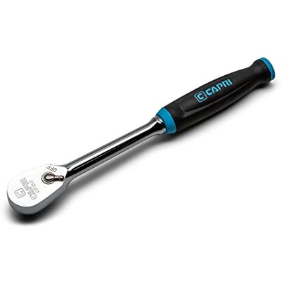 Capri Tools Ratel met 90 tanden, ergonomische zachte handgreep, 24,1 cm Capri Tools Ratel met 90 tanden, ergonomische zachte handgreep, 24,1 cm