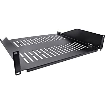 InLine ® Rek 19" 400mm 20kg 2HE zwart RAL 9005 InLine ® Rek 19" 400mm 20kg 2HE zwart RAL 9005