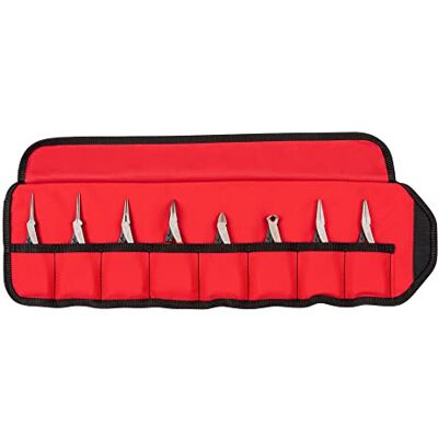 TEKTON Set van 8 mini-tangen (naaldsnavel, lange tuit, platte uitloop, snijden) met etui PMN99910 TEKTON Set van 8 mini-tangen (naaldsnavel, lange tuit, platte uitloop, snijden) met etui PMN99910