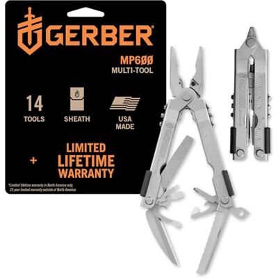 Gerber 47530 waterpomptang, zilverkleurig Gerber 47530 waterpomptang, zilverkleurig