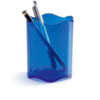 Durable 1701235540 penhouder Trend, 1 stuk, blauw transparant Durable 1701235540 penhouder Trend, 1 stuk, blauw transparant