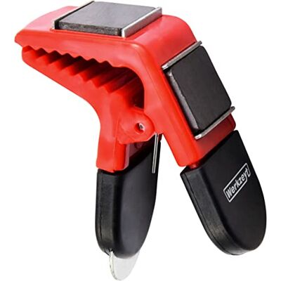 Werkzeyt ZYT21627 Magnetische penseelhouder met twee magneten, praktische clip voor het bevestigen, geïntegreerde blikopener, voor schoon werken, zwart en rood, penseelclip, penseelhouder Werkzeyt ZYT21627 Magnetische penseelhouder met twee magneten, praktische clip voor het bevestigen, geïntegreerde blikopener, voor schoon werken, zwart en rood, penseelclip, penseelhouder