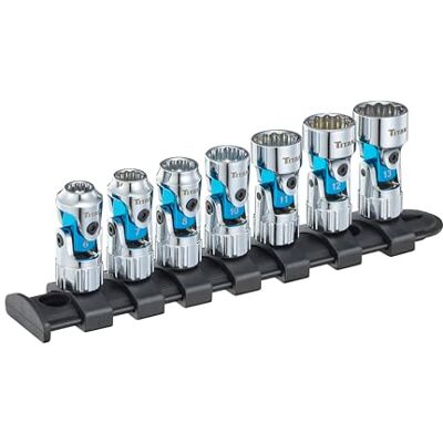 Titan 66840 universele metrische dopsleutelset, 1/4 inch, 7 stuks Titan 66840 universele metrische dopsleutelset, 1/4 inch, 7 stuks