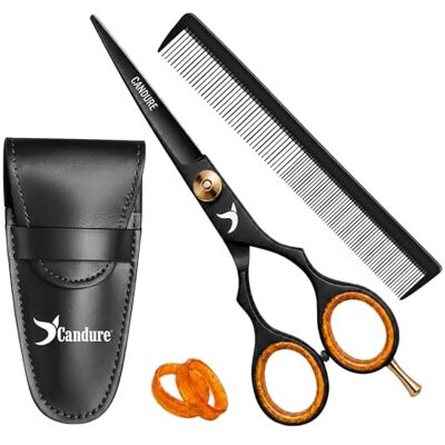 Candure Professionele kappersschaar Haar Schaar slijpen & Precies Scharen voor Haar Snijden Ideaal Kapsel Kappersscharen voor Mannen en Vrouwen Candure Professionele kappersschaar Haar Schaar slijpen & Precies Scharen voor Haar Snijden Ideaal Kapsel Kappersscharen voor Mannen en Vrouwen