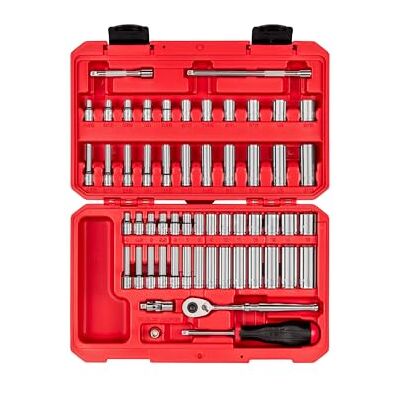 TEKTON 1/4 inch dopsleutel- en ratelset, 56-delig (5/32-9/16", 4-15 mm) SKT05304 TEKTON 1/4 inch dopsleutel- en ratelset, 56-delig (5/32-9/16", 4-15 mm) SKT05304
