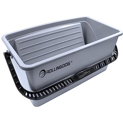 ROLLINGDOG Jumbo verfemmer 45,7 cm extra grote kunststof verfbak voor gebruik met een grote verfroller van 45,7 cm ROLLINGDOG Jumbo verfemmer 45,7 cm extra grote kunststof verfbak voor gebruik met een grote verfroller van 45,7 cm