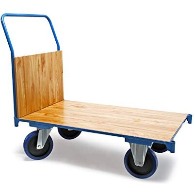 WilTec Transportwagen 100 x 60 cm max 600 kg bagagedrager met wielen WilTec Transportwagen 100 x 60 cm max 600 kg bagagedrager met wielen