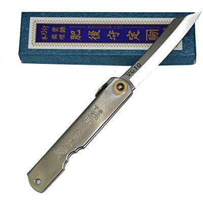 HIGO NO KAMI Japans Higonokami Warikomi Japans opvouwbaar zakmes VG-10 roestvrijstalen mes handgemaakt in Japan door Nagao Kanekoma HIGO NO KAMI Japans Higonokami Warikomi Japans opvouwbaar zakmes VG-10 roestvrijstalen mes handgemaakt in Japan door Nagao Kanekoma
