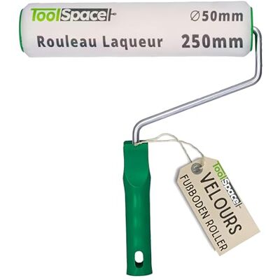 ToolSpace Velour Verfroller Φ50-25 cm Voor vloeren en meubels Kleine lakroller voor verf Voor vernissen, epoxyverf, polyesterharsen Extreem duurzaam Herbruikbaar ToolSpace Velour Verfroller Φ50-25 cm Voor vloeren en meubels Kleine lakroller voor verf Voor vernissen, epoxyverf, polyesterharsen Extreem duurzaam Herbruikbaar