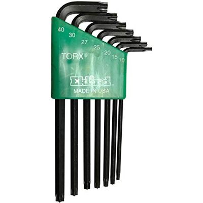 Eklind 10707 Torx-sleutelset 7-delig met torx-houder T10 T40 Eklind 10707 Torx-sleutelset 7-delig met torx-houder T10 T40