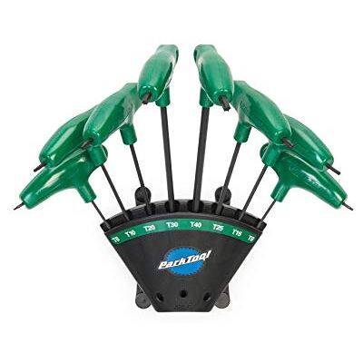 Park Tool PH-T1.2 Torx-schroevendraaierset met P-greep met steunsleutel, maat T6, maat T8, maat T10, maat T15, maat T20, maat T25, maat T30, maat T40 Park Tool PH-T1.2 Torx-schroevendraaierset met P-greep met steunsleutel, maat T6, maat T8, maat T10, maat T15, maat T20, maat T25, maat T30, maat T40