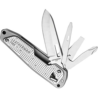 Leatherman Free T2 Multifunctioneel gereedschap – 8-in-1 gereedschap met mes, naald en schroevendraaier – magnetische opening, licht, minder dan 100 g – roestvrij staal Leatherman Free T2 Multifunctioneel gereedschap – 8-in-1 gereedschap met mes, naald en schroevendraaier – magnetische opening, licht, minder dan 100 g – roestvrij staal