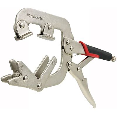 Monster Cable ATHUS-MM-WLP-S9 snelspantang voor lasslang, C-klem, vergrendeling met grote V-pads, 1 stuk Monster Cable ATHUS-MM-WLP-S9 snelspantang voor lasslang, C-klem, vergrendeling met grote V-pads, 1 stuk
