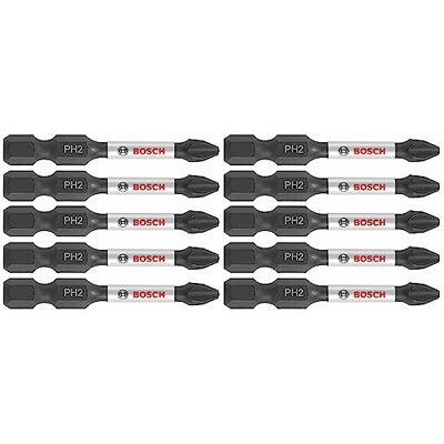 Bosch ITPH22B 10 stuks Phillips schroefbits, robuust, schokbestendig, 5 cm Bosch ITPH22B 10 stuks Phillips schroefbits, robuust, schokbestendig, 5 cm