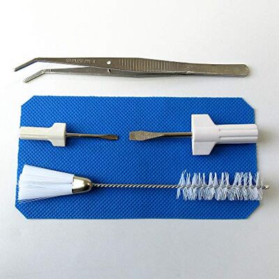 EVERNICE Overlock- en overlockset voor naaimachines, pluisborstel, pincet, schroevendraaier EVERNICE Overlock- en overlockset voor naaimachines, pluisborstel, pincet, schroevendraaier