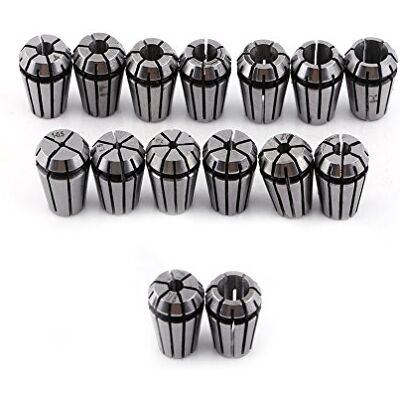 Yosoo 15Pcs Set Er11 Tang Spring Klem voor CNC Tool Slijpen Machine Graveren en Frezen Machine Draaibank Tool Yosoo 15Pcs Set Er11 Tang Spring Klem voor CNC Tool Slijpen Machine Graveren en Frezen Machine Draaibank Tool