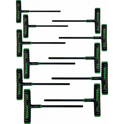Eklind Tool Company EKL68691 Jeu de 11 clés Torx avec poignée en T 15,2 cm Eklind Tool Company EKL68691 Jeu de 11 clés Torx avec poignée en T 15,2 cm