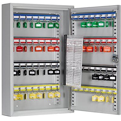 ARREGUI PL060 Sleutelkast met 60 verstelbare haken, afsluitbare wandsleutelkast van staal, wandkast voor het opbergen van 60 sleutels, eenvoudige installatie, wandbevestiging, 45 x 30 x 8 cm, grijs ARREGUI PL060 Sleutelkast met 60 verstelbare haken, afsluitbare wandsleutelkast van staal, wandkast voor het opbergen van 60 sleutels, eenvoudige installatie, wandbevestiging, 45 x 30 x 8 cm, grijs