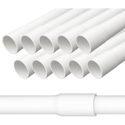 twoja pszczółka PVC harde kabelgoot 28 mm (M28), 20 m, moeilijk ontvlambaar, voor opbouwmontage, wit twoja pszczółka PVC harde kabelgoot 28 mm (M28), 20 m, moeilijk ontvlambaar, voor opbouwmontage, wit