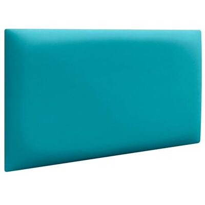 DHOME Gevoerde panelen van kunstleer, akoestische muurstickers, schokbescherming, hoofdeinde, decoratie voor huis, slaapkamer (turquoise, 60 x 50 cm) DHOME Gevoerde panelen van kunstleer, akoestische muurstickers, schokbescherming, hoofdeinde, decoratie voor huis, slaapkamer (turquoise, 60 x 50 cm)