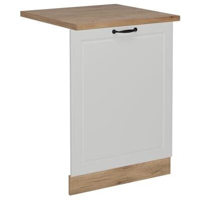 Vicco Vaatwasserfront "R-Line", landwit, 60 cm PT eiken, voor vrije combinatie in modulaire keukensystemen Vicco Vaatwasserfront "R-Line", landwit, 60 cm PT eiken, voor vrije combinatie in modulaire keukensystemen