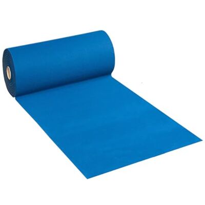 EMMEVI Vloerkleed per meter, hoogte 100 cm, voor binnen en buiten, winkel, kerk, ceremonie, optocht, blauw EMMEVI Vloerkleed per meter, hoogte 100 cm, voor binnen en buiten, winkel, kerk, ceremonie, optocht, blauw
