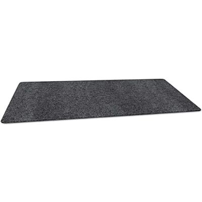 ANRO Mischa Deurmat voor entree, grijs, 120 x 80 cm Materiaal: polypropyleen, antislip rubberen achterkant, 5 mm, wasbaar, voor binnen en buiten ANRO Mischa Deurmat voor entree, grijs, 120 x 80 cm Materiaal: polypropyleen, antislip rubberen achterkant, 5 mm, wasbaar, voor binnen en buiten