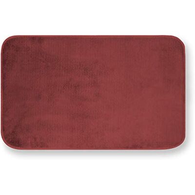 GEMITEX MERLINO 50 x 80 tapijt van polyester, bordeauxrood GEMITEX MERLINO 50 x 80 tapijt van polyester, bordeauxrood