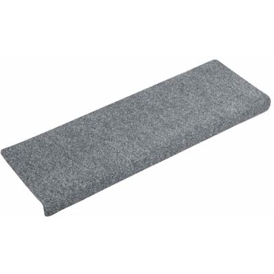 vidaXL Trapmatten zelfklevend 15 st 65x21x4 cm lichtgrijs vidaXL Trapmatten zelfklevend 15 st 65x21x4 cm lichtgrijs