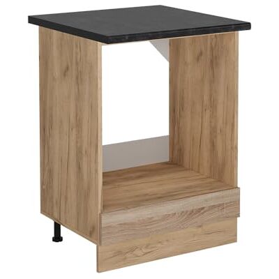 Vicco Ovenkast "R-Line", Sonoma, 60 cm PT antraciet, voor vrije combinatie in modulaire keukensystemen Vicco Ovenkast "R-Line", Sonoma, 60 cm PT antraciet, voor vrije combinatie in modulaire keukensystemen