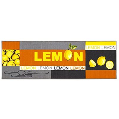andiamo Loper keukenloper laagpolig 100% polyamide citroen 50x70cm geel andiamo Loper keukenloper laagpolig 100% polyamide citroen 50x70cm geel