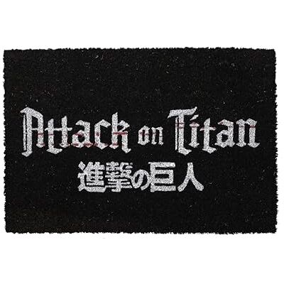 SD TOYS Deurmat 60 x 40 cm met Attack on Titan logo SD TOYS Deurmat 60 x 40 cm met Attack on Titan logo