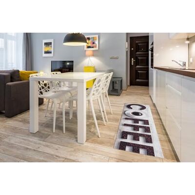andiamo ANRO Keukentapijt, loper, keukenloper met antislip achterkant van pvc, 50 x 150 cm, koffie andiamo ANRO Keukentapijt, loper, keukenloper met antislip achterkant van pvc, 50 x 150 cm, koffie