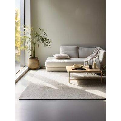 HANSE Home Natuurlijk jute tapijt, handgeweven, milieuvriendelijk, natuurlijk jutentapijt voor woonkamer, slaapkamer, eetkamer, hal, keuken, natuurlijk wit, ivoor, 160 x HANSE Home Natuurlijk jute tapijt, handgeweven, milieuvriendelijk, natuurlijk jutentapijt voor woonkamer, slaapkamer, eetkamer, hal, keuken, natuurlijk wit, ivoor, 160 x