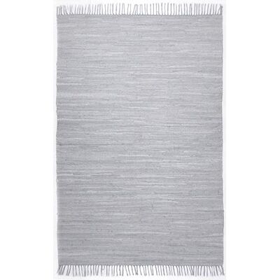 Theko Happy Cotton Tapijt, 100% katoen, 650_grijs, rechthoekig, 40 x 60 cm Theko Happy Cotton Tapijt, 100% katoen, 650_grijs, rechthoekig, 40 x 60 cm