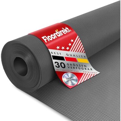 Floordirekt Rubberen mat 3 mm antislip geribbeld fijn (zwart, 100 x 50 cm) Floordirekt Rubberen mat 3 mm antislip geribbeld fijn (zwart, 100 x 50 cm)
