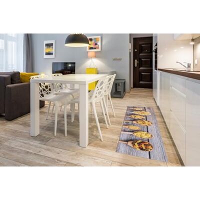 andiamo ANRO Keukenmat met antislip achterkant, pvc, keukenmat, hal, 50 x 150 cm, pasta andiamo ANRO Keukenmat met antislip achterkant, pvc, keukenmat, hal, 50 x 150 cm, pasta